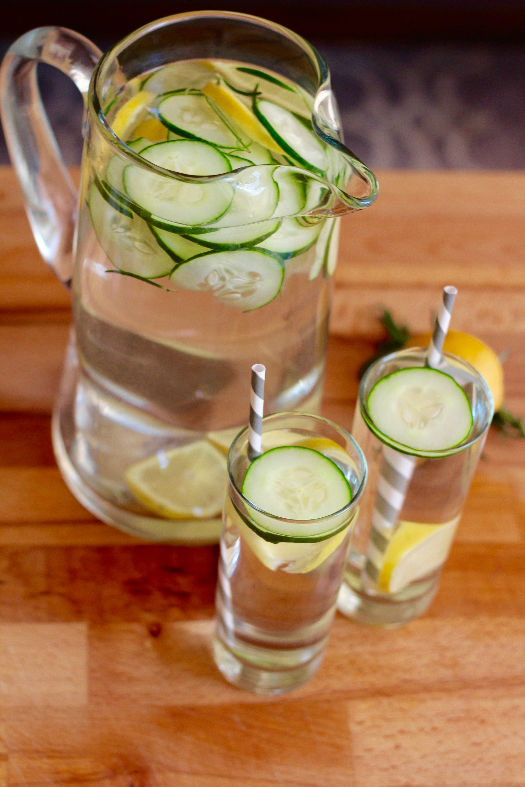 Lemon Cucumber Water