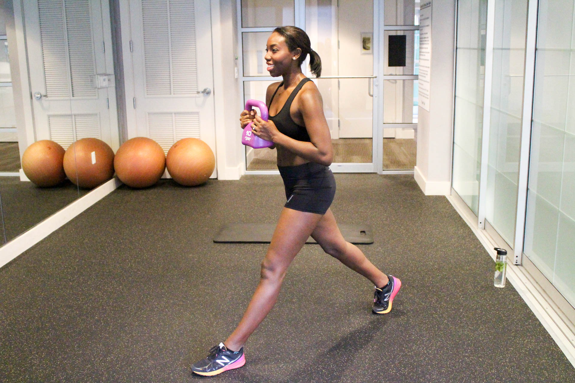 Kettle Bell Lunge Jumps Reverse Lunge Jumps - Part 2