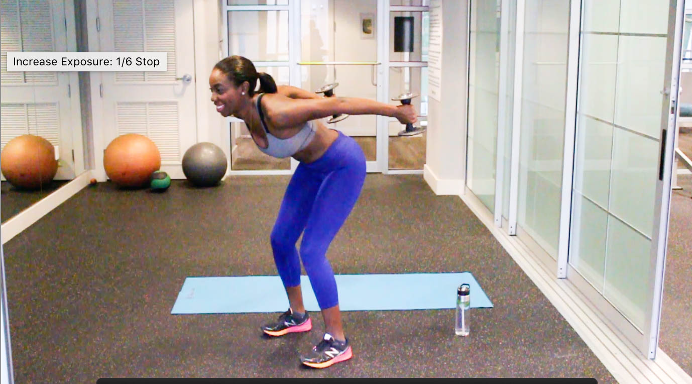 Olympic Inspired 3 move arm workout - Reverse Arm 2