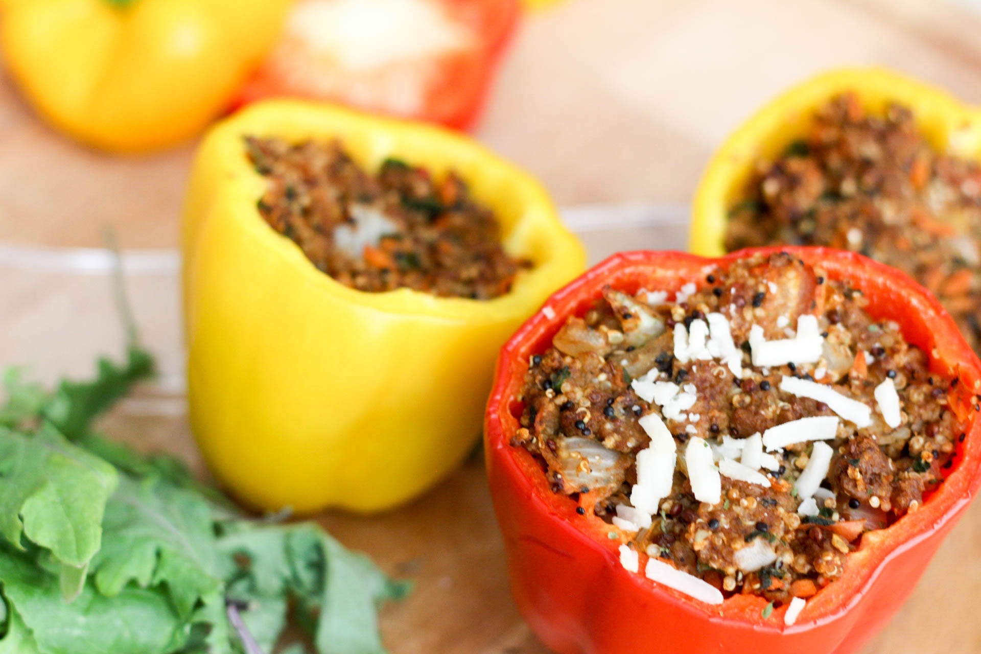 Quinoa Stuffed Bell Peppers