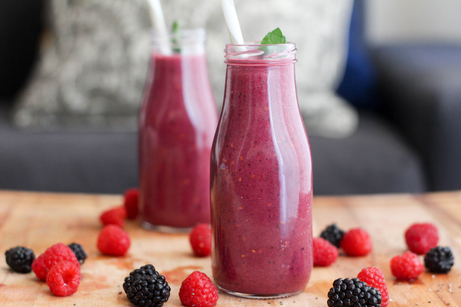 Triple Berry Protein Smoothie - 1