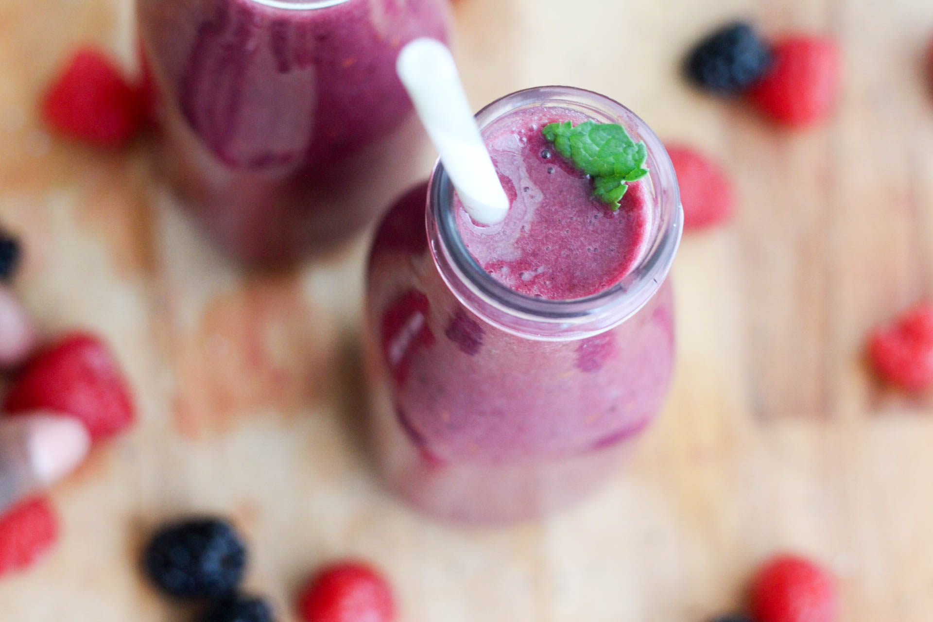 Triple Berry Protein Smoothie 