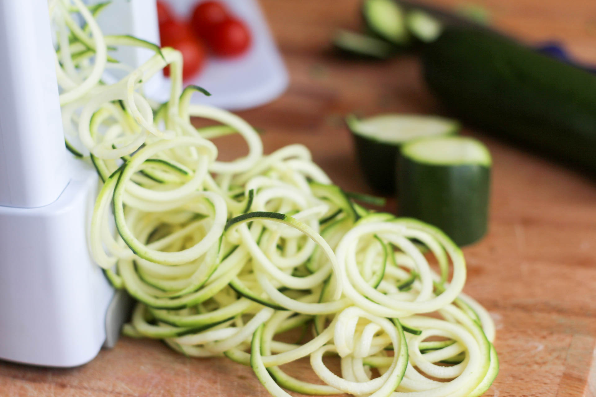 Zucchini Spaghetti Noodles