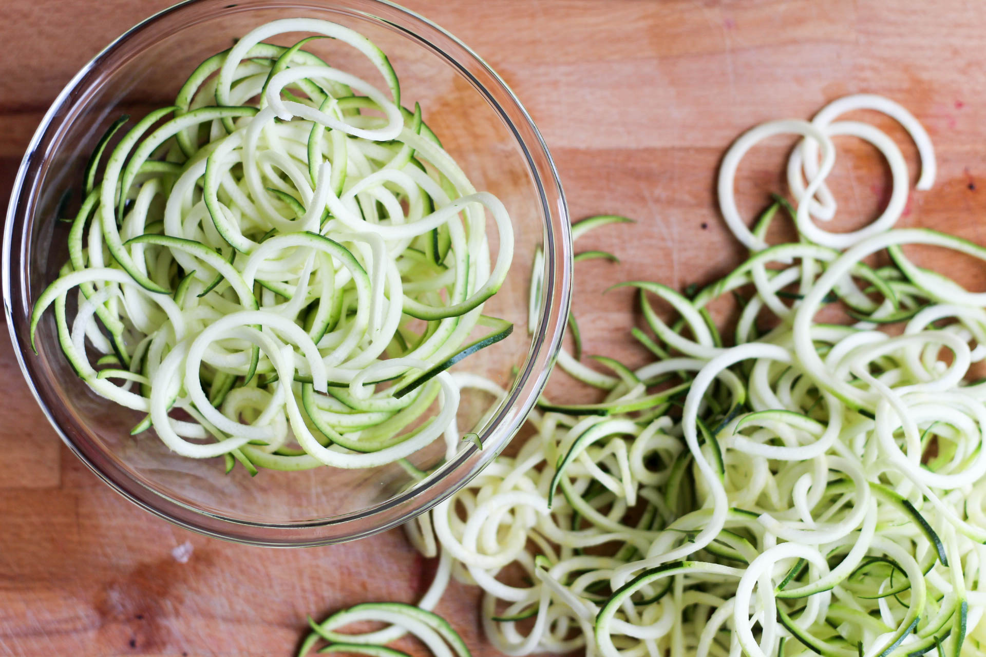 Zucchini Spaghetti with Pesto Sauce - Insprializer