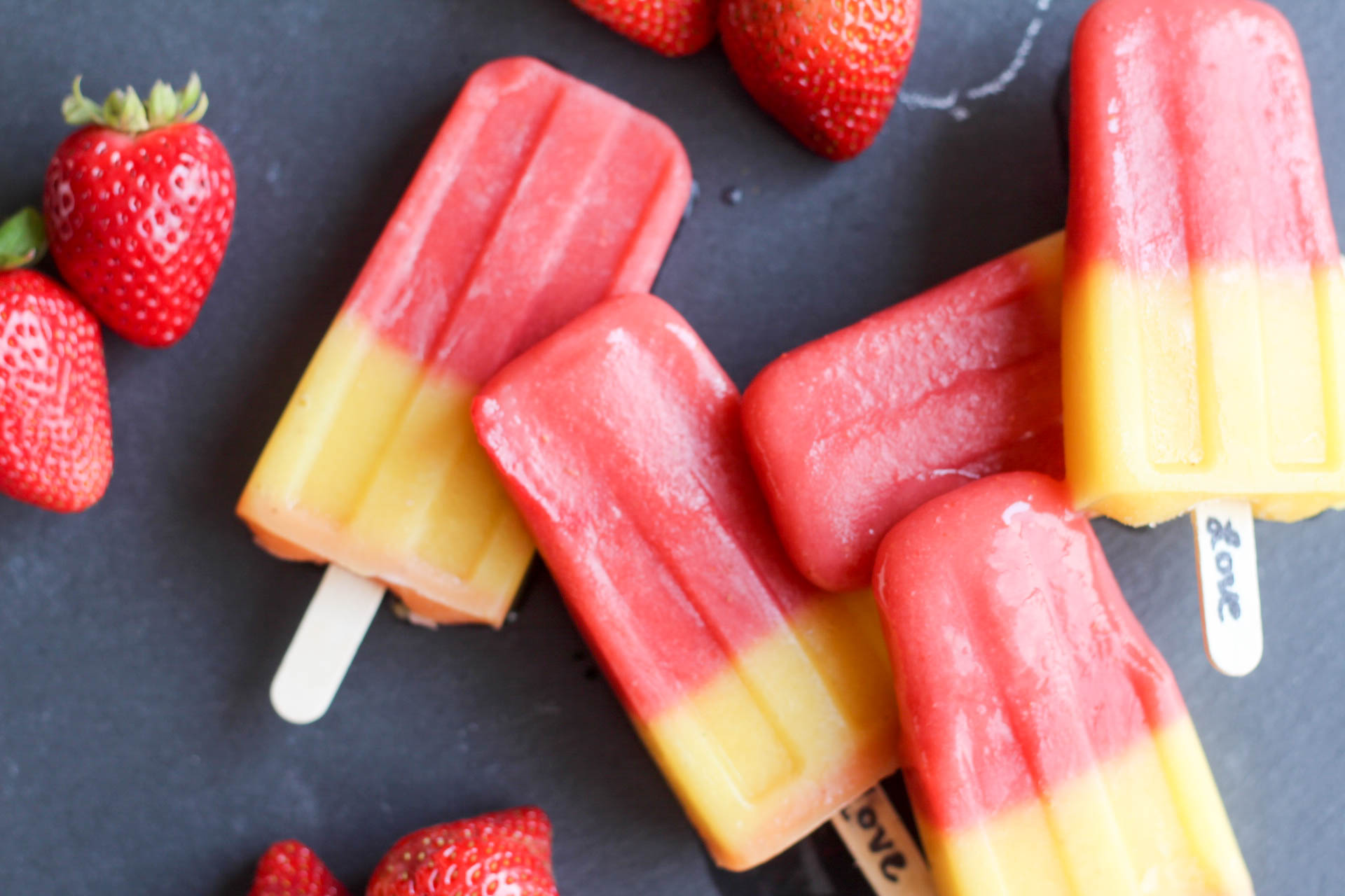 Strawberry Mango Popsicles Holiday Recipe