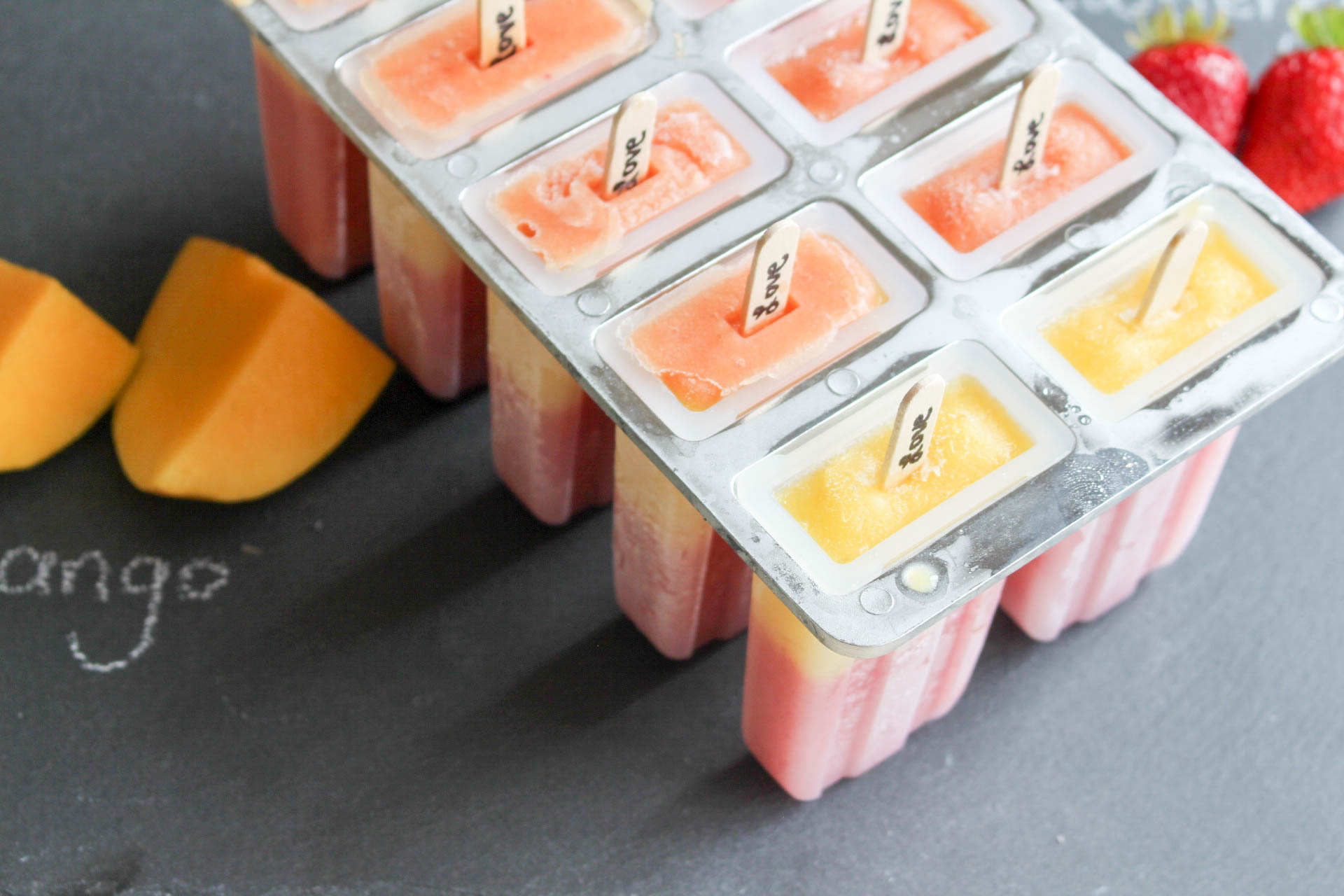 Strawberry Mango Popsicles Holiday Recipe