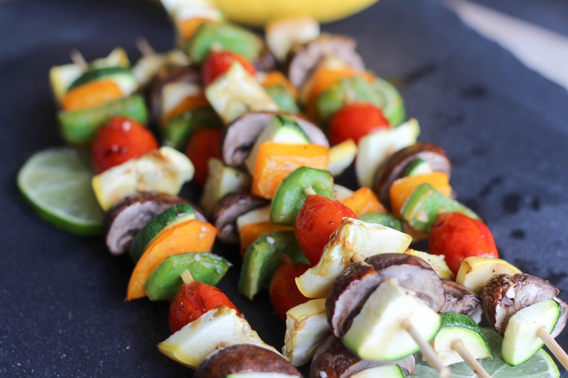 Teriyaki Veggie Skewers