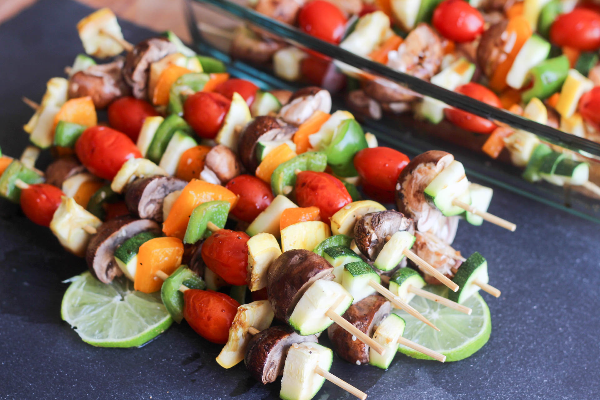 Teriyaki Veggie Skewers