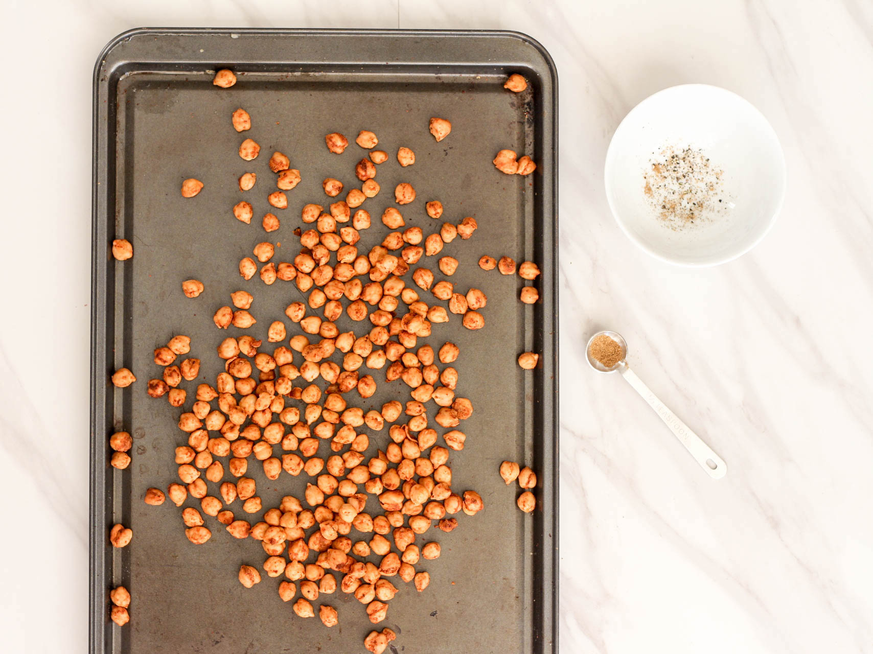 Summer Mango Chickpea Taco - Roasted Chickpeas