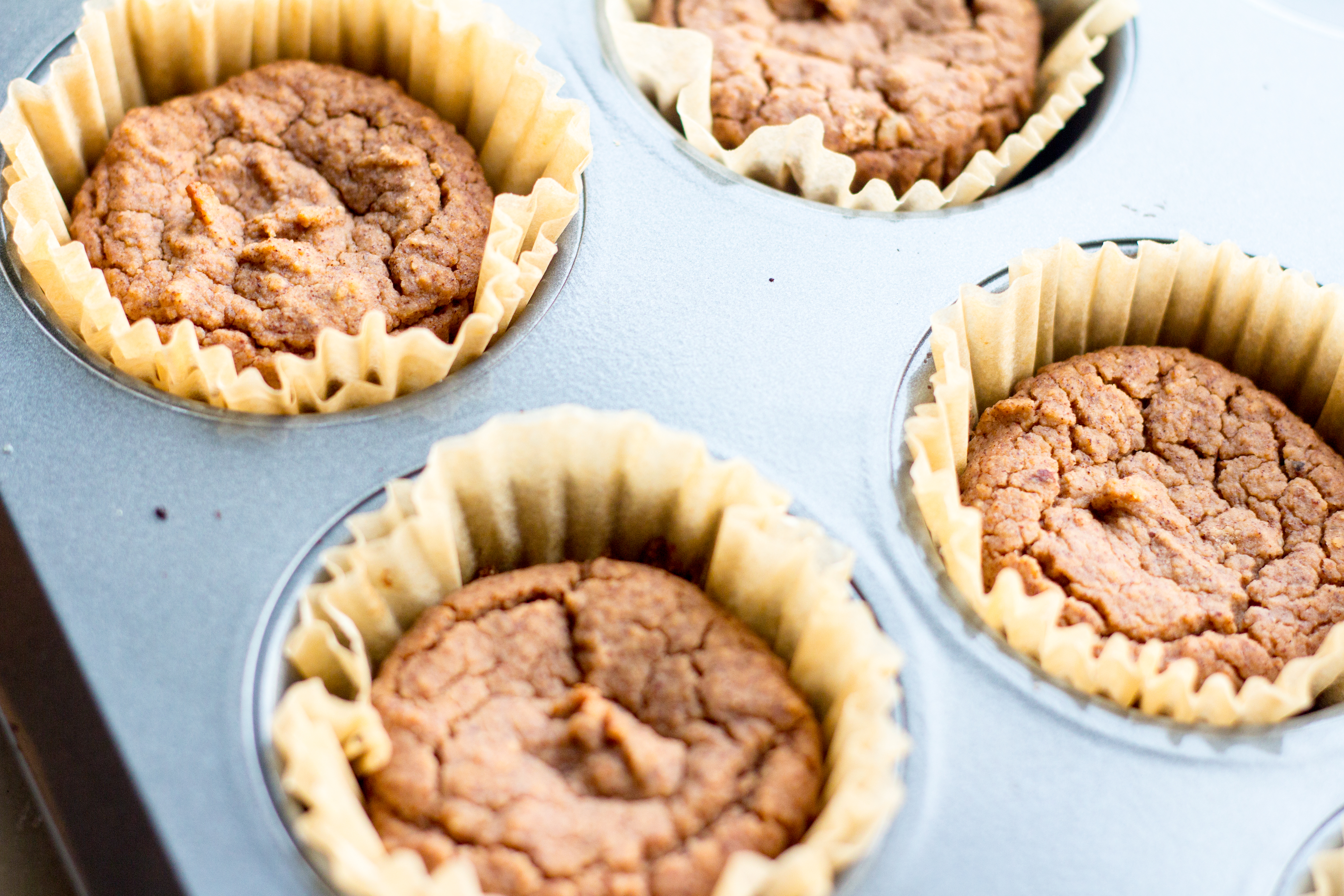 Vegan Almond Butter Cinnamon Muffins