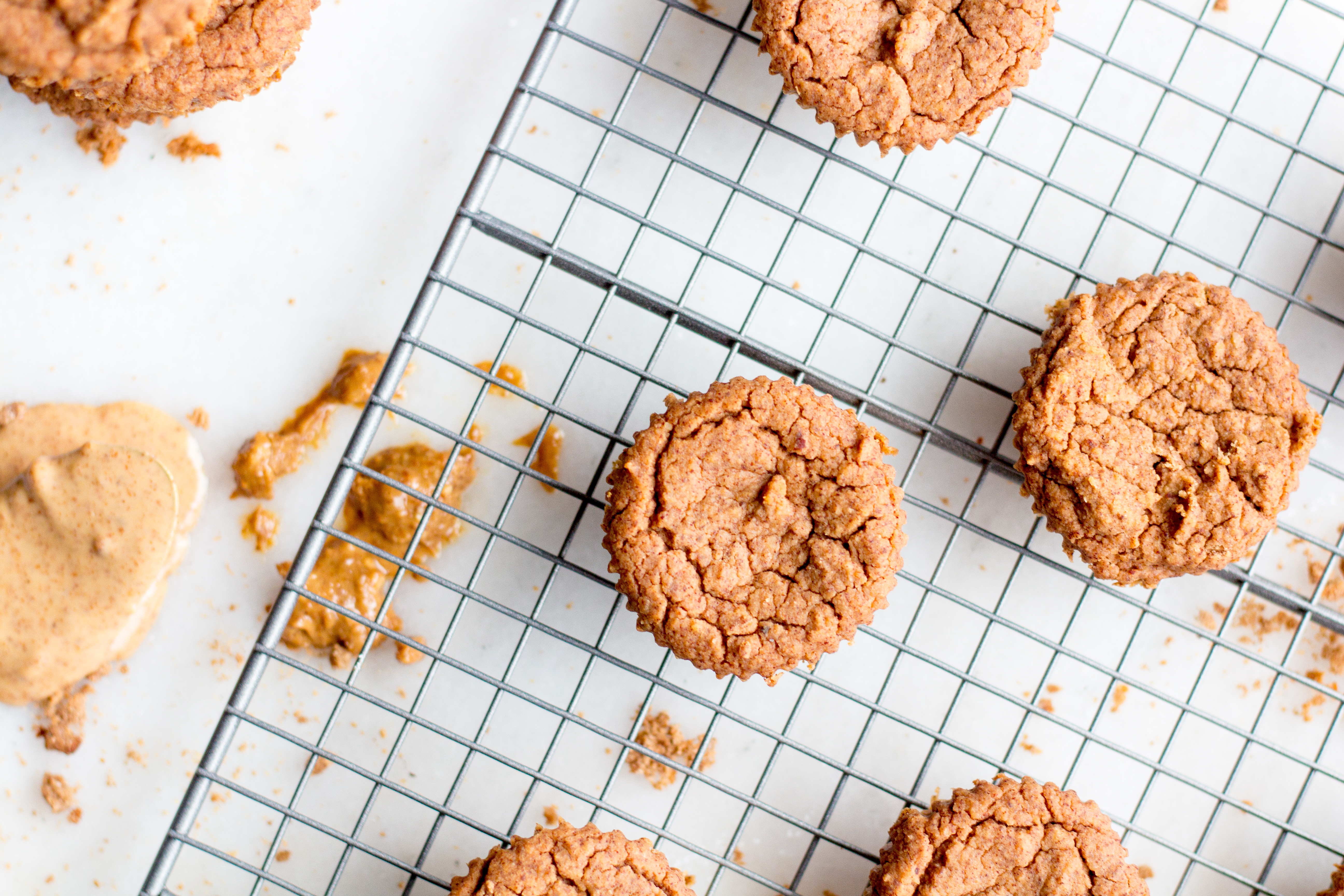 Vegan Almond Butter Cinnamon Muffins