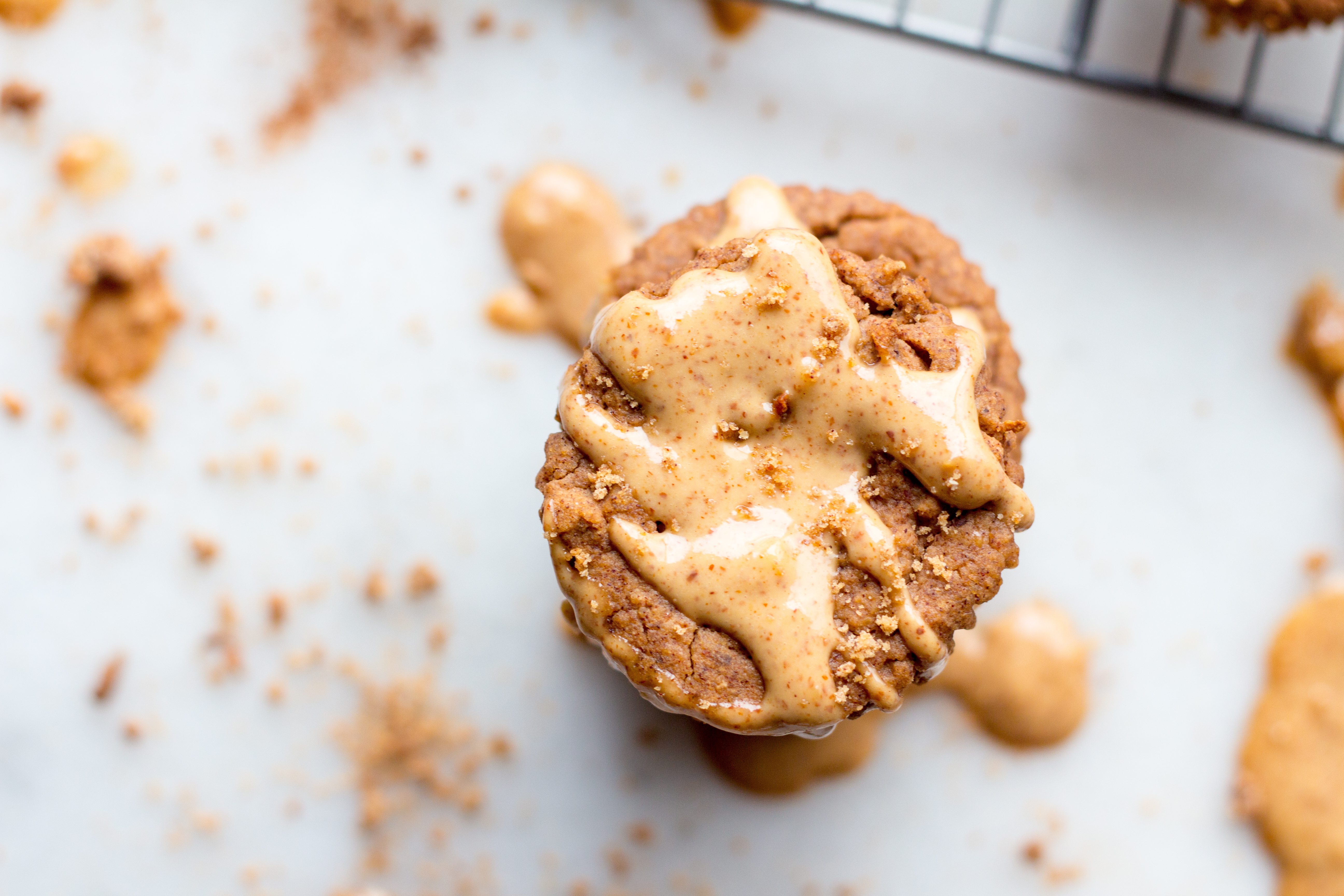 Vegan Almond Butter Cinnamon Muffins