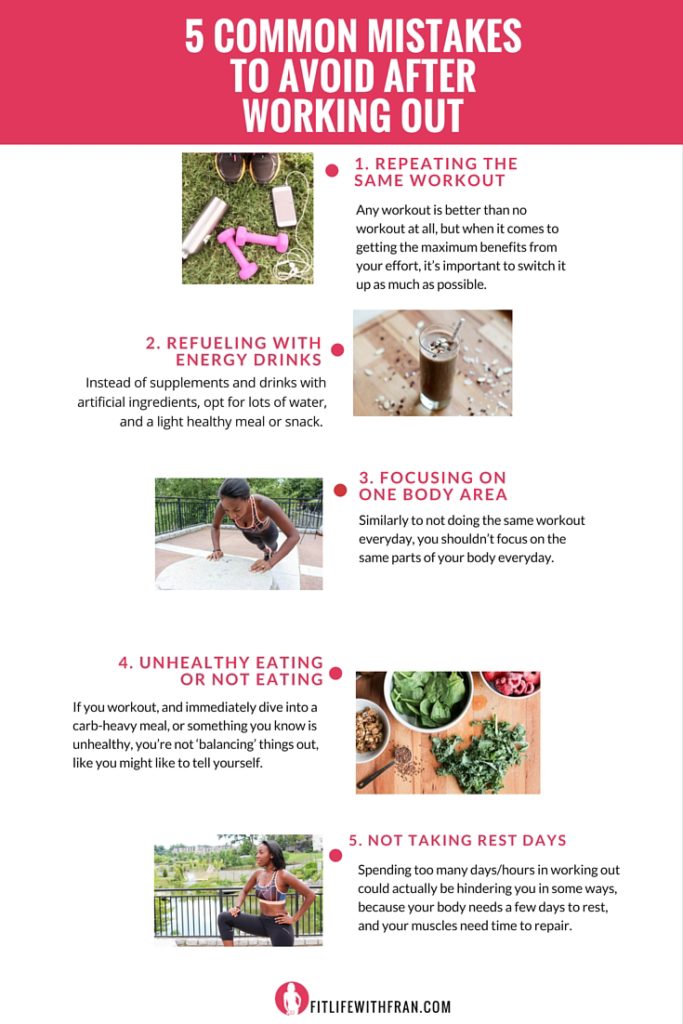 5 Common Mistakes to Avoid After Your Workout