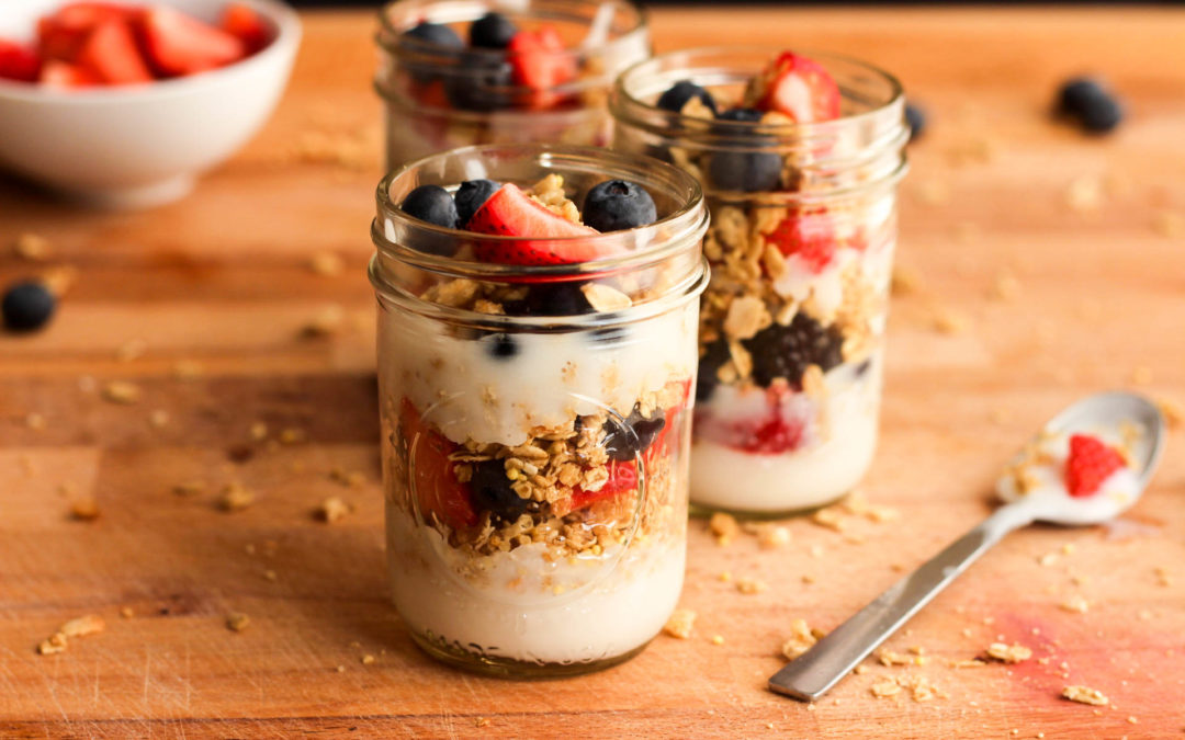 Vegan Berry Coconut Parfait